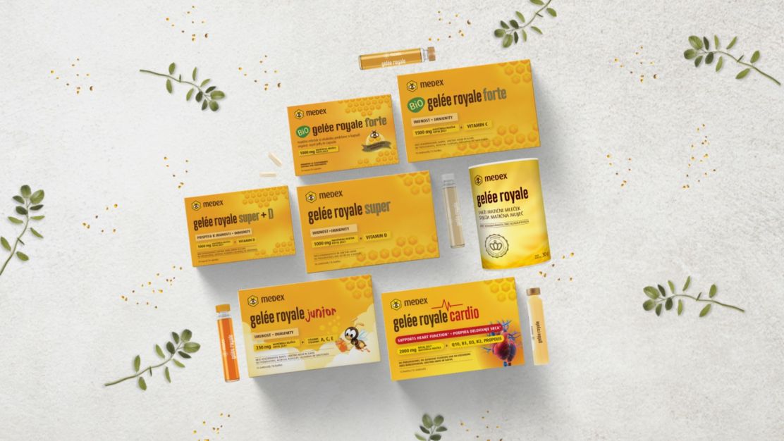 Royal jelly bursting with goodness