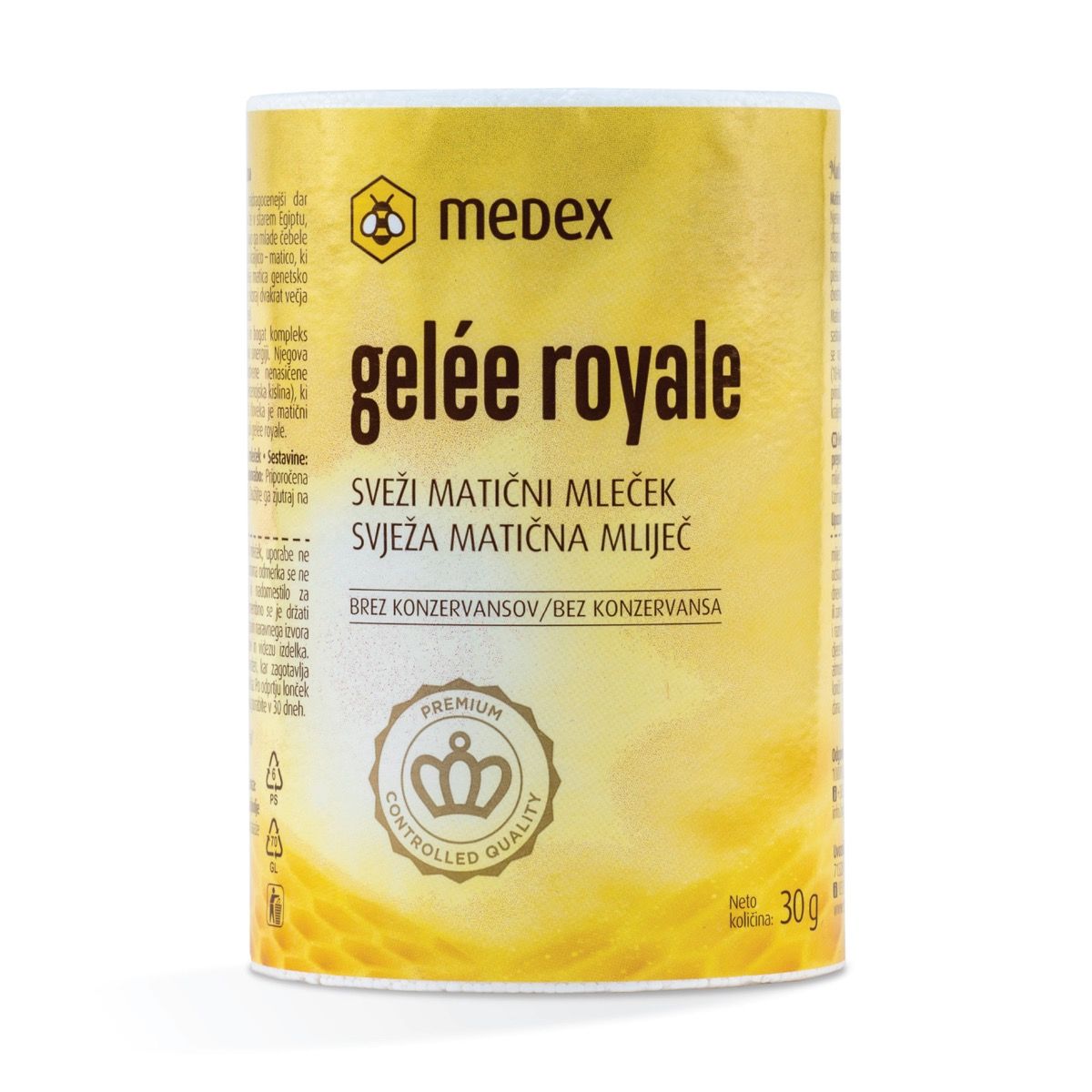 Gelée royale Gélule ou poudre PURE - Dosage 300 mg - Herboristerie
